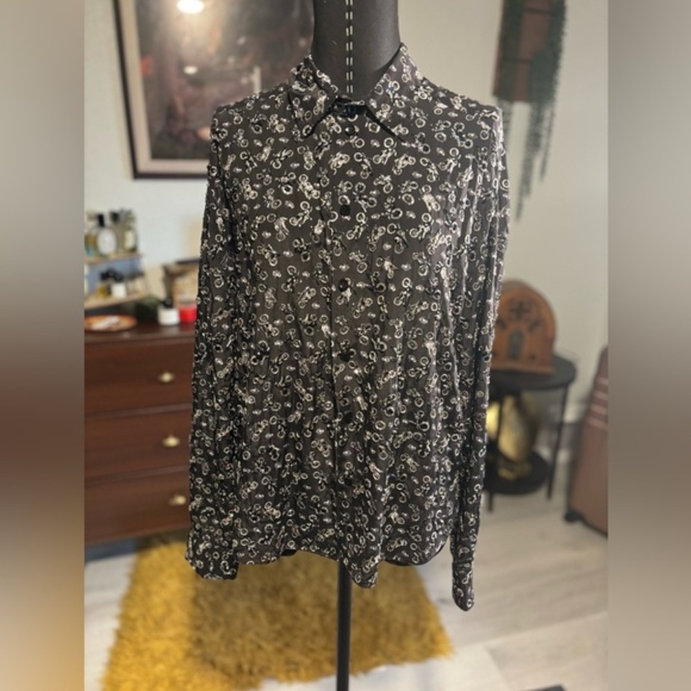 Saint‎ Laurent Monochrome Blouse